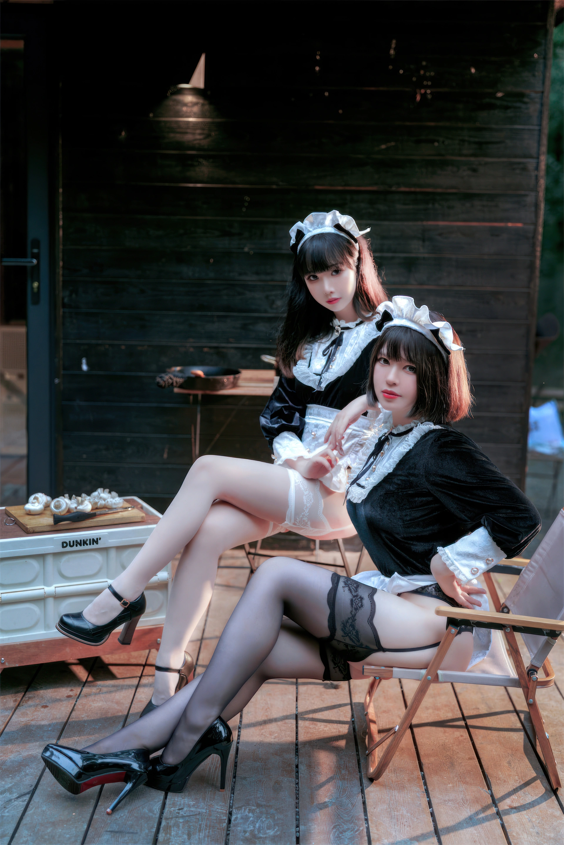 半半子 – NO.053 &面饼仙儿 - Maid姉妹 1