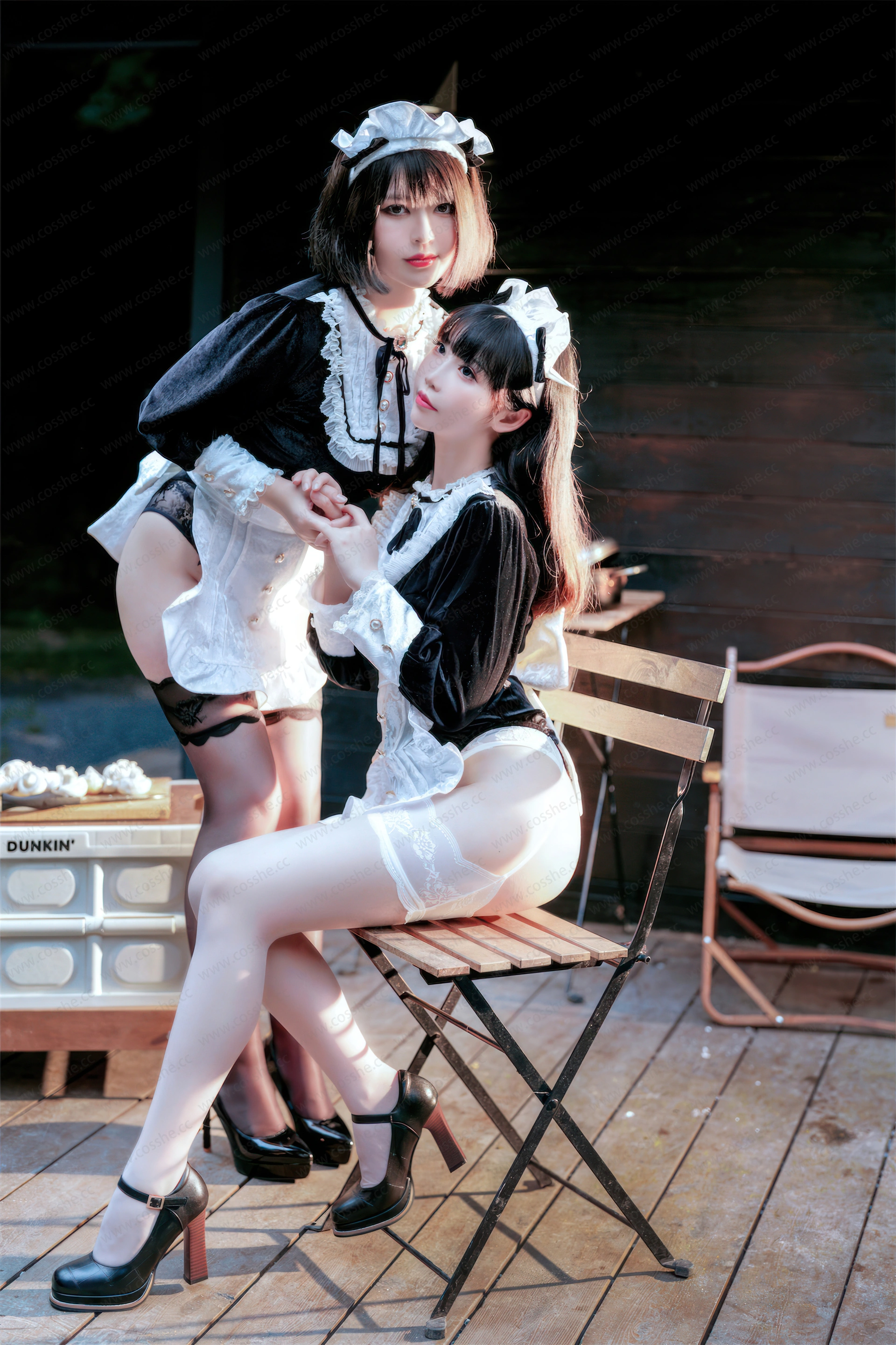 半半子 – NO.053 &面饼仙儿 - Maid姉妹 3